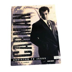 Carman "Addicted To Jesus" Piano/Vocal Sheet Music Songbook Medium Voice Range W